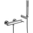 Berry Duschmischer mit Gelenkwandhalterung aus ABS mit Dusche und flexibel  Cromo -  Paffoni BR 168DCR RUBINETTERIA PAFFONI - 1
