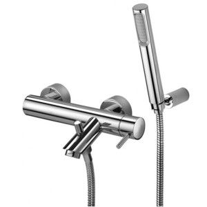 Birillo Bath Shower Mixer with diverter Cromo -  Paffoni BI 023LCR RUBINETTERIA PAFFONI - 1