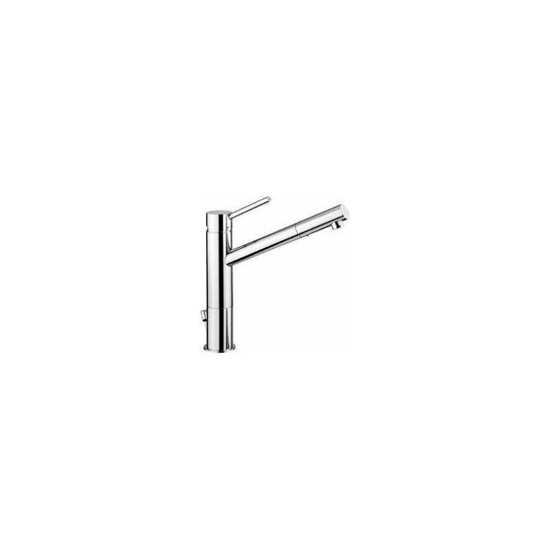 Birillo Basin Mixer long spout  Cromo -  Paffoni BI 081CR93 RUBINETTERIA PAFFONI - 1