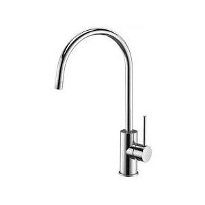 Light Mélangeur d'évier monotrou avec canon pivotant  Cromo -  Paffoni LIG 180CR RUBINETTERIA PAFFONI - 1