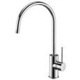 Light One hole Sink Mxer with swivelling spout  Cromo -  Paffoni LIG 180CR RUBINETTERIA PAFFONI - 1
