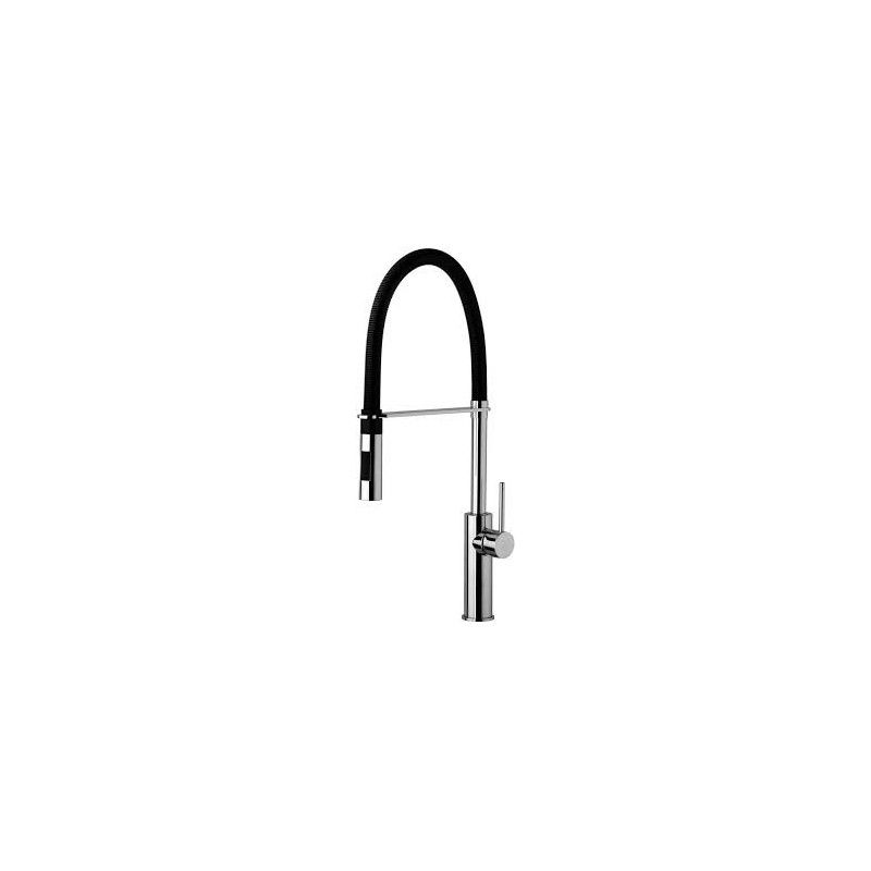 Light One hole Sink Mxer with swivelling spout  Cromo -  Paffoni LIG 179CRNO RUBINETTERIA PAFFONI - 1