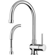 Stick Einloch-Spülenmischer mit schwenkbarem Auslauf   Cromo -  Paffoni SK 185CR RUBINETTERIA PAFFONI - 1