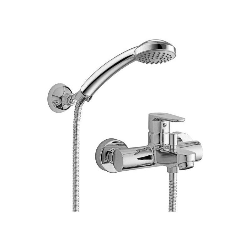 Green Mélangeur bain  douche avec déviateur Cromo -  Paffoni GR 023CR RUBINETTERIA PAFFONI - 1