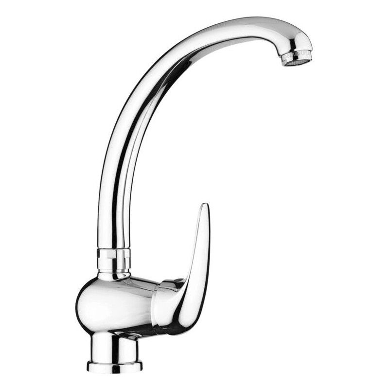 Duemila miscelatore lavello monoforo con canna orientabile Cromo -  Paffoni DU 181CR RUBINETTERIA PAFFONI - 1