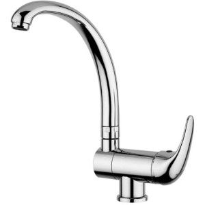 Nettuno Due Einloch-Spülenmischer mit schwenkbarem Auslauf  Cromo -  Paffoni ND 189CR RUBINETTERIA PAFFONI - 1