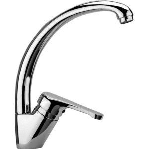 Nettuno Einloch-Spülenmischer mit schwenkbarem Auslauf  Cromo -  Paffoni NT 181CR RUBINETTERIA PAFFONI - 1