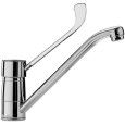 Nettuno Einloch-Spülenmischer mit schwenkbarem Auslauf  Cromo -  Paffoni NT 303CR RUBINETTERIA PAFFONI - 1