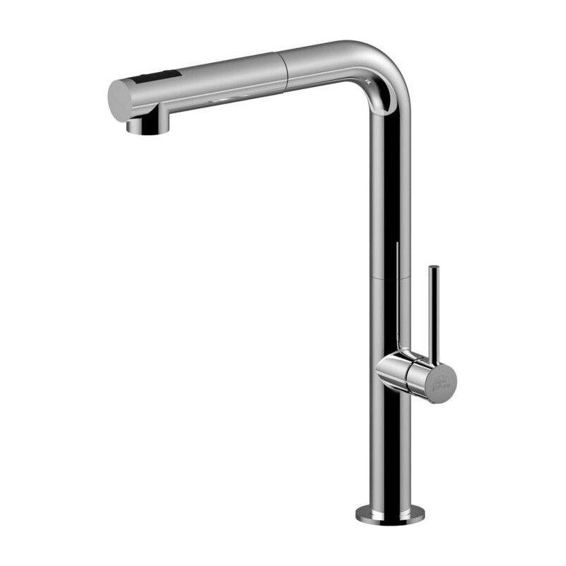 Chef Mélangeur d'évier monotrou avec canon pivotant Cromo -  Paffoni CH 985CR RUBINETTERIA PAFFONI - 1
