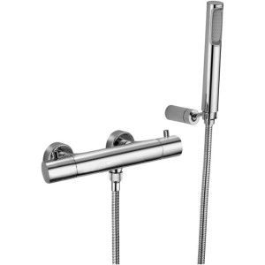 Light Thermostaic Shower Mixer Cromo -  Paffoni LIQ 168EDCR RUBINETTERIA PAFFONI - 1