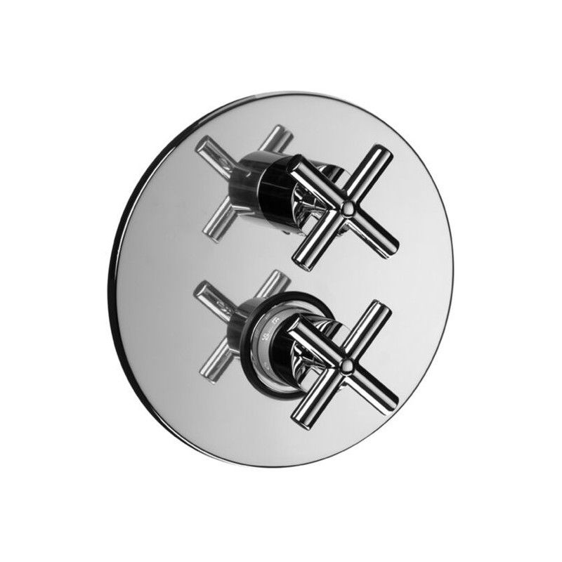 Quattro Termostatico miscelatore termostatico incasso doccia (2 uscite) Cromo -  Paffoni QTV 018CR RUBINETTERIA PAFFONI - 1