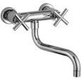 Quattro gruppo lavello a muro con canna orientabile  Cromo -  Paffoni QTV 161CR RUBINETTERIA PAFFONI - 1