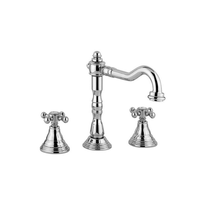 Belinda - Melissa Mélangeur de lavabo 3 trous avec canon pivotant Cromo -  Paffoni FBLV 055CR RUBINETTERIA PAFFONI - 1