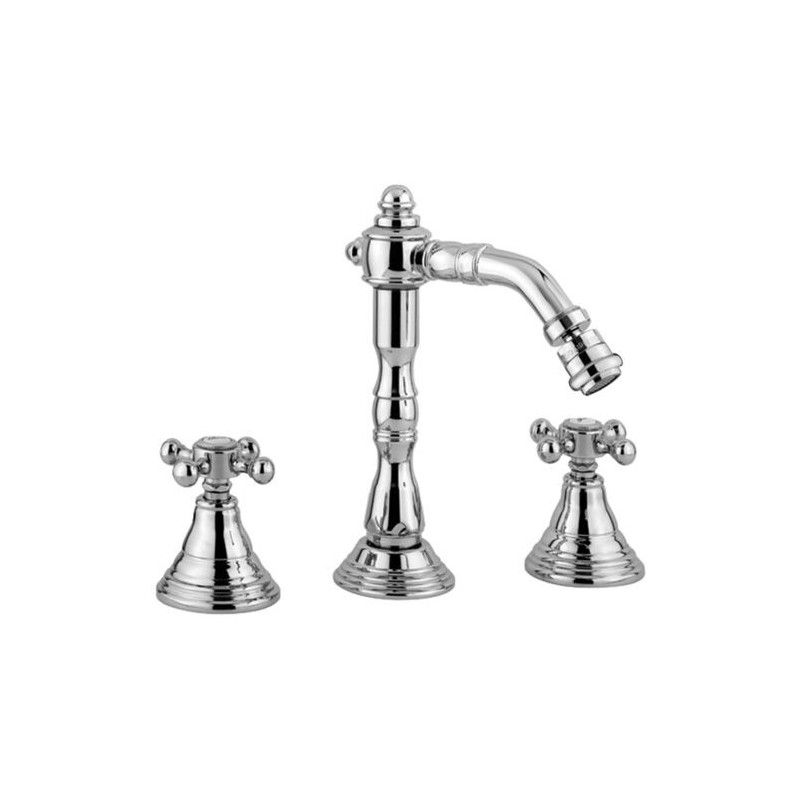 Belinda - Melissa Mélangeur bidet 3 trous avec canon pivotant Cromo -  Paffoni FBLV 118CR RUBINETTERIA PAFFONI - 1