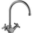 Iris - Viola One hole sink Mixer with swivelling spout Cromo -  Paffoni IRV 180CR RUBINETTERIA PAFFONI - 1