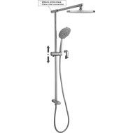 Colonne de douche  UP avec prise d'eau Cromo -  Paffoni ZCOL 687 RUBINETTERIA PAFFONI - 1