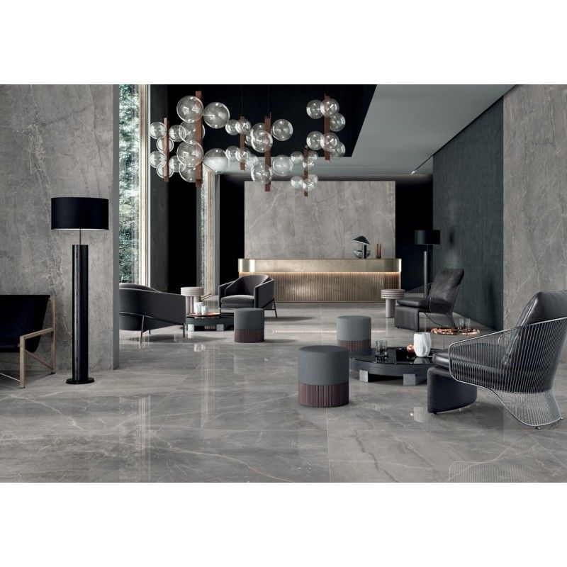 SLIMTECH SYNESTESIA GRAY MARBLE  POLISHED 120X120 6mm  - Lea Ceramiche LS8S5X2 LEA CERAMICHE - 1