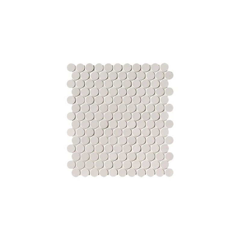 MILANO&FLOOR BIANCO ROUND MOSAIK MATT 29,5X32,5 - FAP CERAMICHE fNSV FAP CERAMICHE - 1