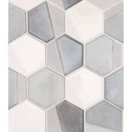 ART Mosaique Esagono Decor GREY 34,5X29,8A - SUPERGRES MEKG CERAMICHE SUPERGRES - 1