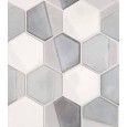 ART Mosaique Esagono Decor GREY 34,5X29,8A - SUPERGRES MEKG CERAMICHE SUPERGRES - 1