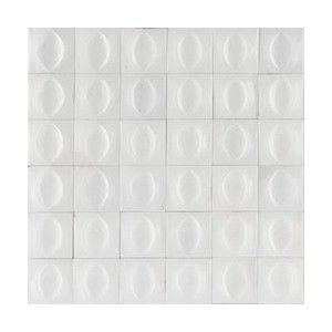GLEEZE  BIANCO 10X10 STRUTTURA EGG GLOSSY - RAGNO R8GS RAGNO  - 1