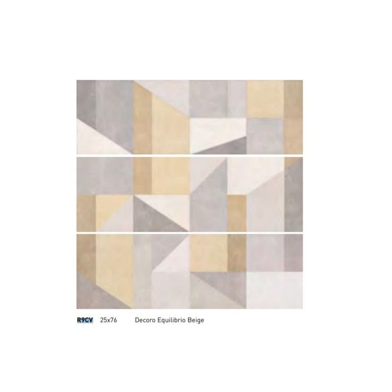 REPLACE BEIGE 25X76 DECORO EQUILIBRIO - RAGNO R9CV RAGNO  - 1