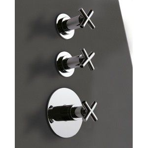 Da-Da 2 Gruppo termostatico da incasso CONFORT a 1 uscita (1 rubinetto) - parti grezze  - Rubinetteria Zazzeri 4700 T550 A00  - 