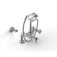 800 Surface mounted bathtub Set "Victoria" 3/4" with connection for wall hand shower - Rubinetteria Zazzeri 2000 V401 A00  - 1