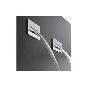 Shirò Bec cascade du mur avec etagere extractible - Rubinetteria Zazzeri 1100 0403 A00  - 1