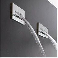 Shirò Bec cascade du mur avec etagere extractible - Rubinetteria Zazzeri 1100 0403 A00  - 1