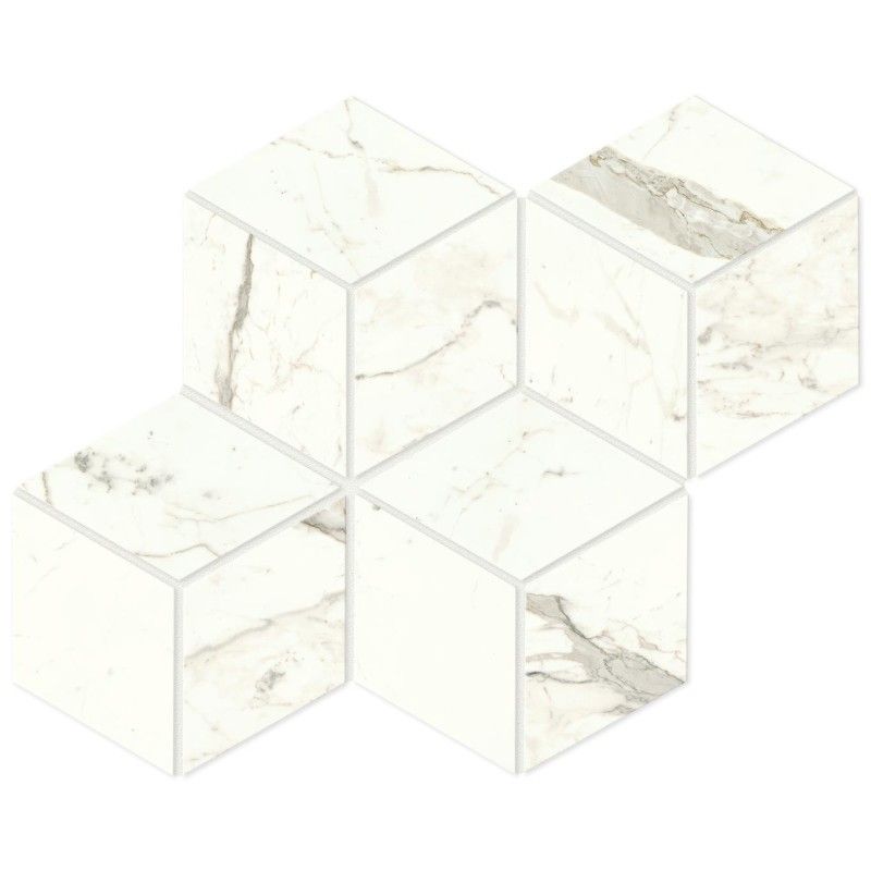 MARVEL SHINE Marvel Calacatta Prestigio Mosaic  Hexagon 30x35 Lapped  - Atlas Concorde A42W CERAMICHE ATLAS CONCORDE - 1