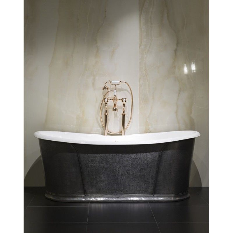 Camelot Baignoire en fonte sans les trous 182LxH70,5xD81 DEVON&DEVON - 1