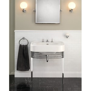 Blues Console for Basin blues L71xH87,5xD56,5 with legs finish in Chrome DEVON&DEVON - 1