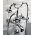 Austin Bath and Shower Mixer   per montaggio bordovasca with hose and handset - Chrome DEVON&DEVON - 1