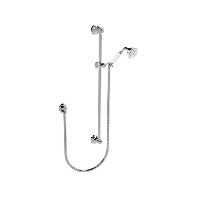 Schiene mit Handbrause, flexiblem Schlauch und Wasseranschluss H78.2 - Chrom DEVON&DEVON - 1