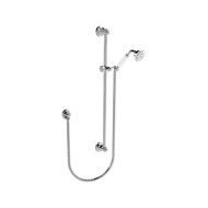 Track with hand shower, flexible hose and water connection H78.2 - Chrome DEVON&DEVON - 1