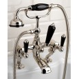 Black Dandy Robinetterie pour baignoire pour montage au bord du Bassin Avec Douchette et Flexible - Chrome DEVON&DEVON - 1