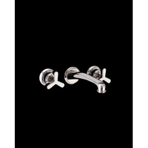 Tribeca Robinetterie Mural Lavabo - Chrome DEVON&DEVON - 1