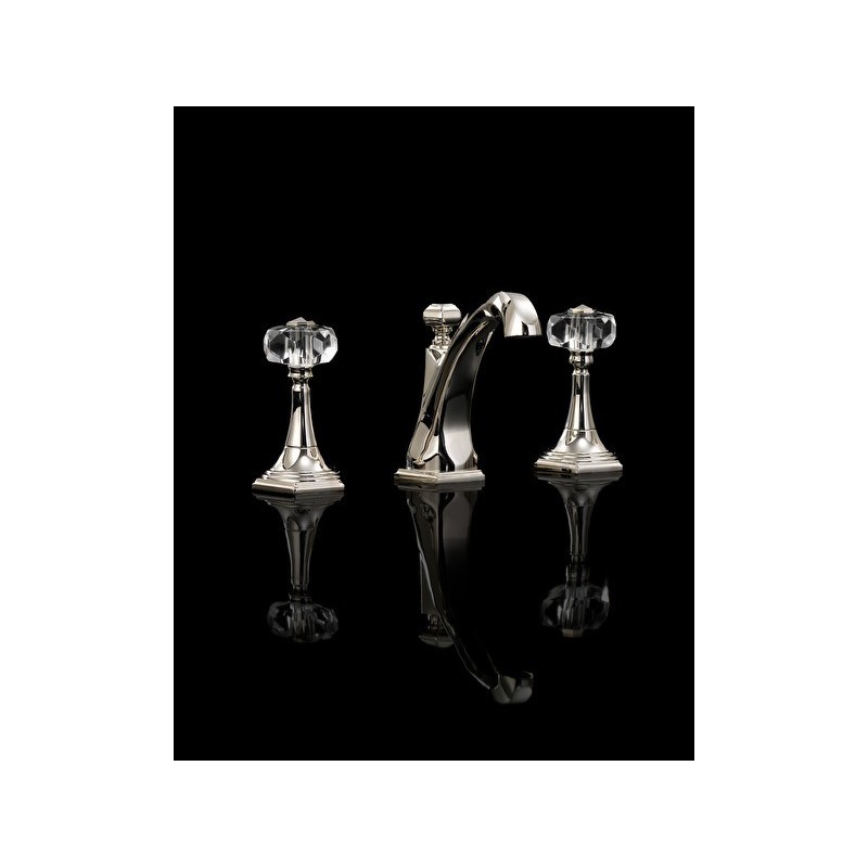 Gemstone Excelsior Robinetterie pour Lavabo 3 trous avec tirette - Chrome DEVON&DEVON - 1