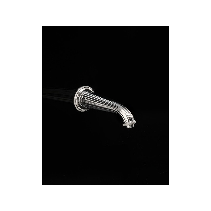 King Excelsior Bec verseur simple mural pour vasque ou baignoire  - Chrome DEVON&DEVON - 1