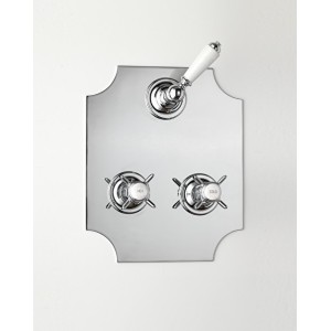 Shower Mixers Melangeur pour Douche avec 3 Robinet D'Arret  encastre pour Coventry - Chrome DEVON&DEVON - 1