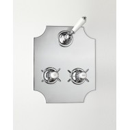 Shower Mixers Melangeur pour Douche avec 3 Robinet D'Arret  encastre pour Coventry - Chrome DEVON&DEVON - 1