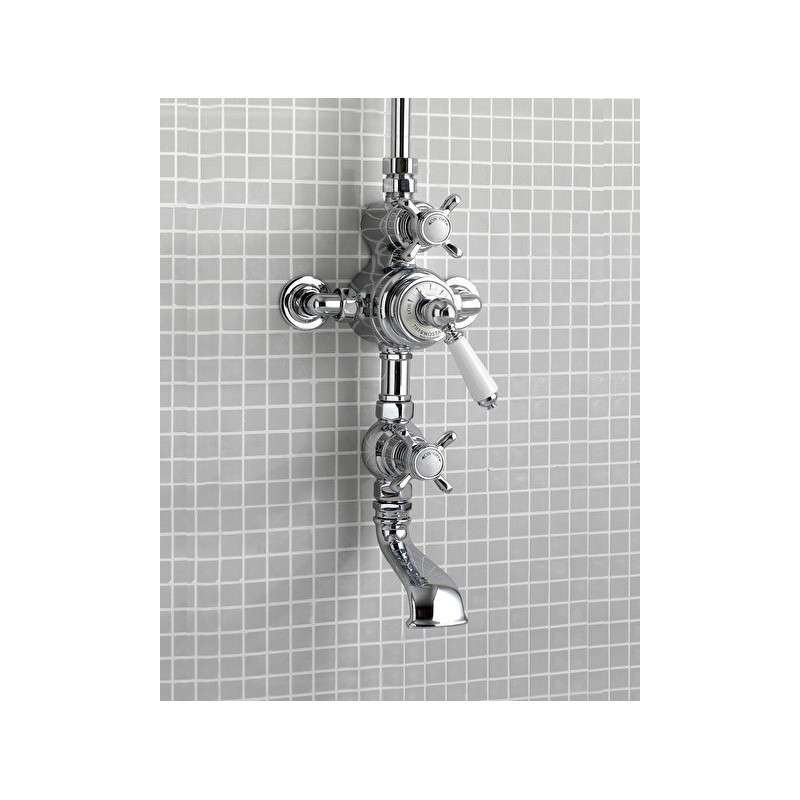 Shower Mixers Thermostatic Mixer for Bathtub and Shower - Chrome DEVON&DEVON - 1