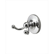 Cavendish Robe Hook Double L7,4xH6xD6,5 with Finish Chrome DEVON&DEVON - 1