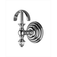 Diamond Robe Hook L7,6xH12,5xD8,5 with Finish Polished Nickel DEVON&DEVON - 1