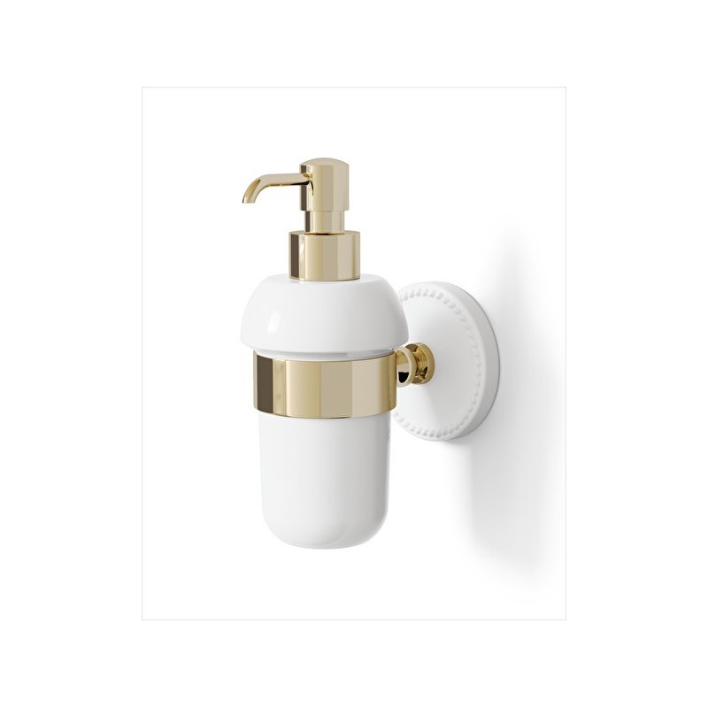 Dorothy Dispenser porta sapone L7,7xH17,2xD12,2 con finitura Oro Chiaro DEVON&DEVON - 1