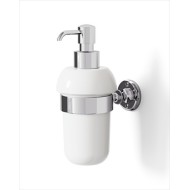 First Class Dispenser porta sapone L7,6xH17,5xD11,8 con finitura Cromo DEVON&DEVON - 1