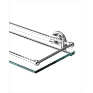 First Class Crystal shelf L61,3xH5xD15,7 with Chrome finish DEVON&DEVON - 1