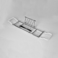 First Class Traversa da vasca con tablet stand L77,5/95xH24,2xD15 con finitura Cromo DEVON&DEVON - 1