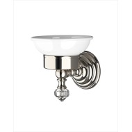 Gemstone Porte Savon L11,5xH11xD13 avec Finitions Nickel Poli DEVON&DEVON - 1